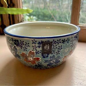 Yokohama Studio Hand Painted Miyabi Ceramic 6” Bowl Dishwasher & Microwave safe